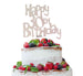 Happy 30th Birthday Cake Topper Glitter Card