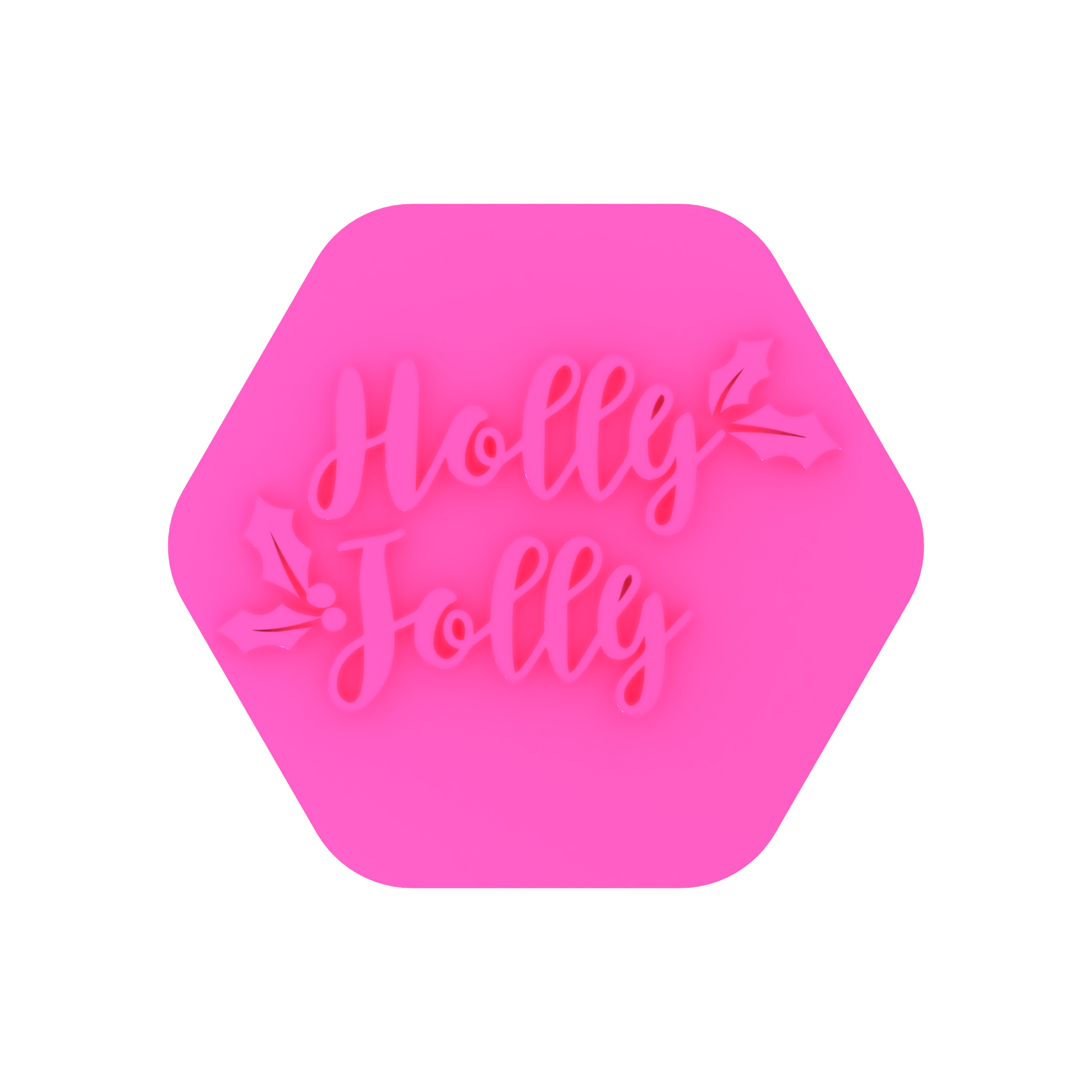 Holly Jolly Cookie Stamp