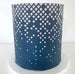 Diamond Shower Cake Stencil - Full Size Design
