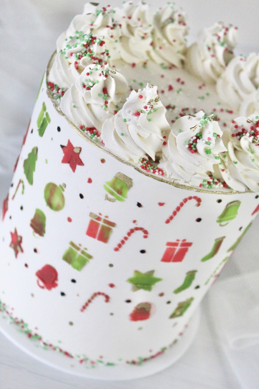 Christmas Cheer Full Size Stencil