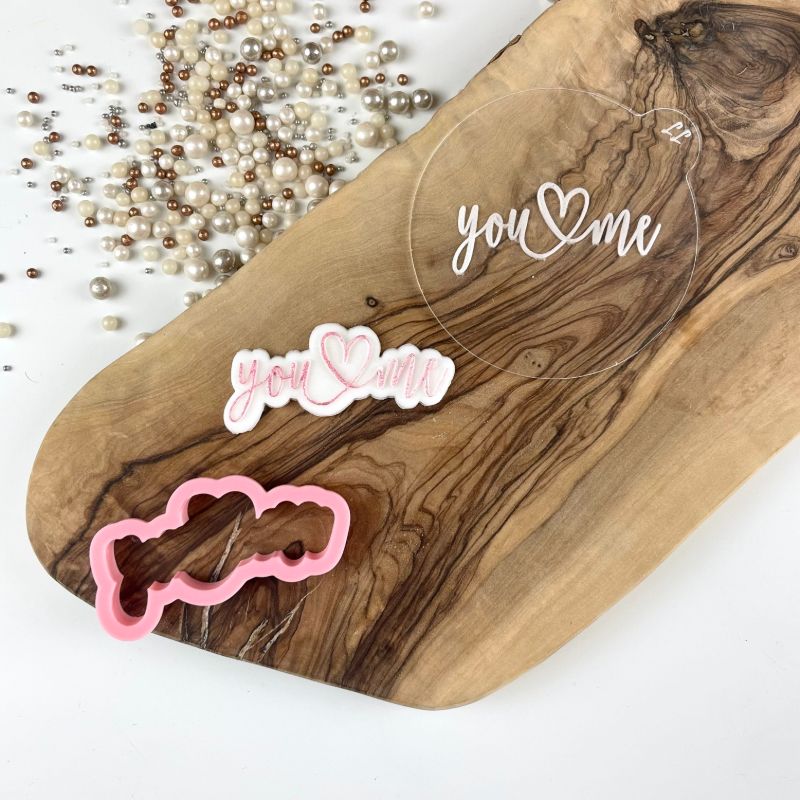 Mini You Heart Me Valentine's Cookie Cutter and Embosser
