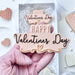 Valentine's Day Cookie Embosser and Cutter