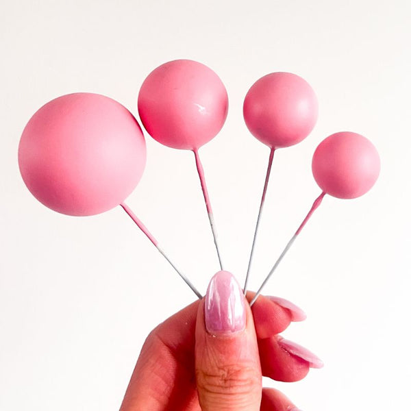 Cake Balls Set of 4 - Pink