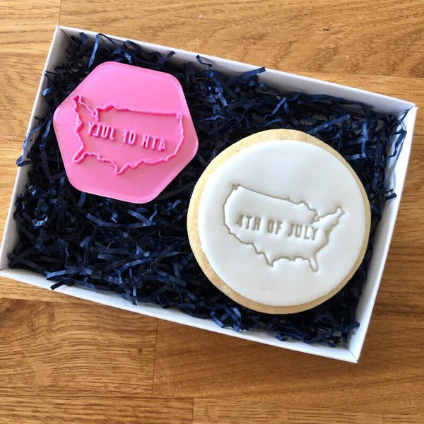 US States Cookie Stamp