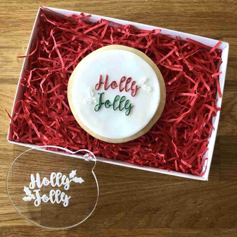 Holly Jolly Cookie Embosser