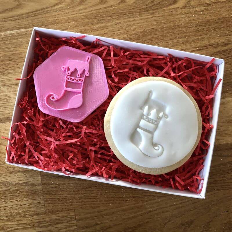 Christmas Stocking Cookie Stamp