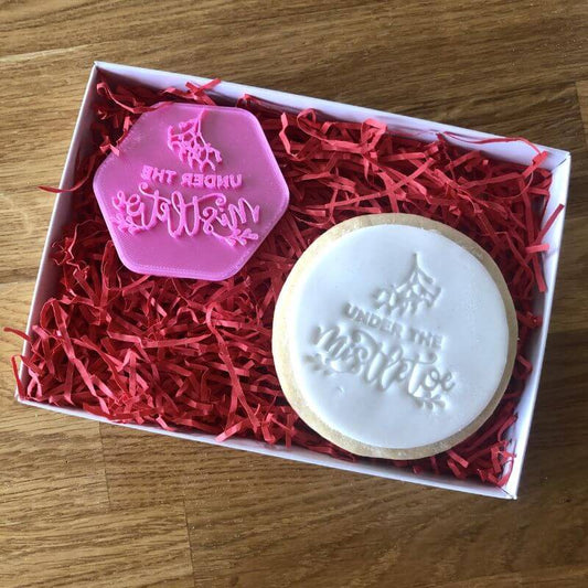 Under the Mistletoe Cookie Stamp