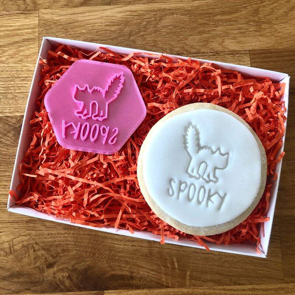 Spooky Cat Cookie Stamp