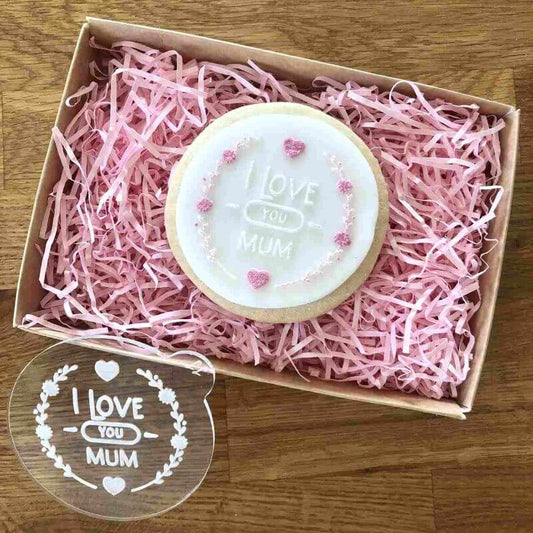 I Love You Mum Cookie Embosser