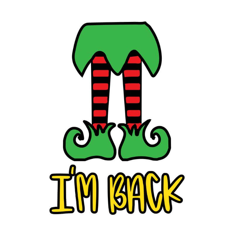 I'm Back Cookie Cutter