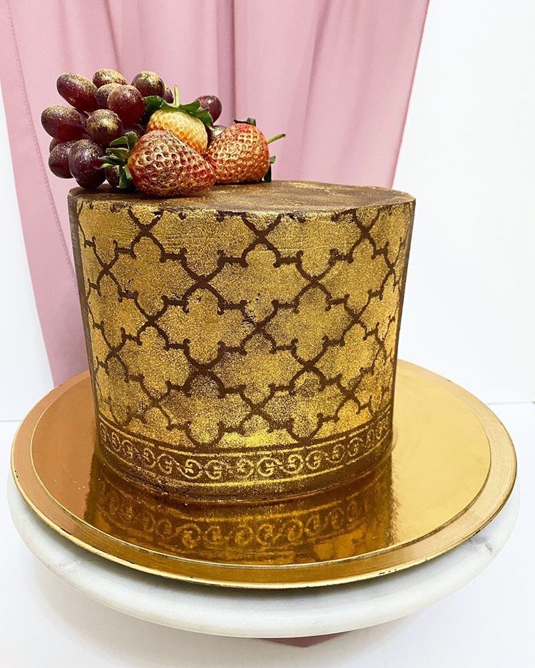 Lahore Cake Stencil - Full Size Design