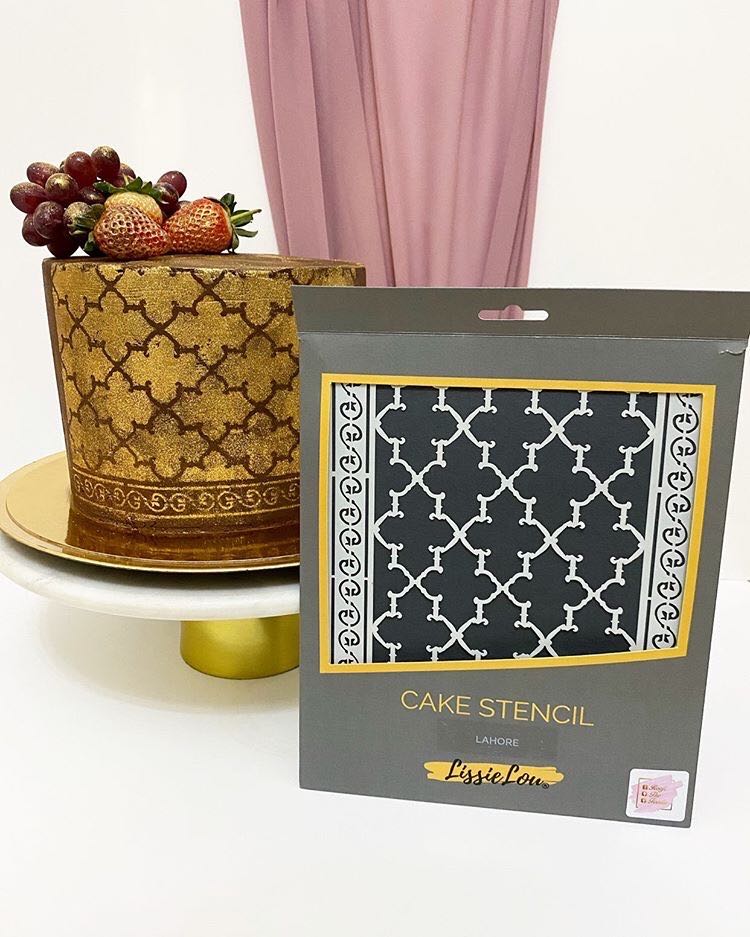 Lahore Cake Stencil - Full Size Design