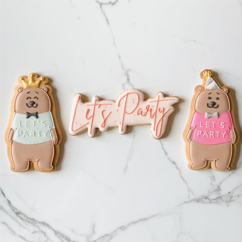 Daniel Wearing a Crown Birthday Cookie Cutter