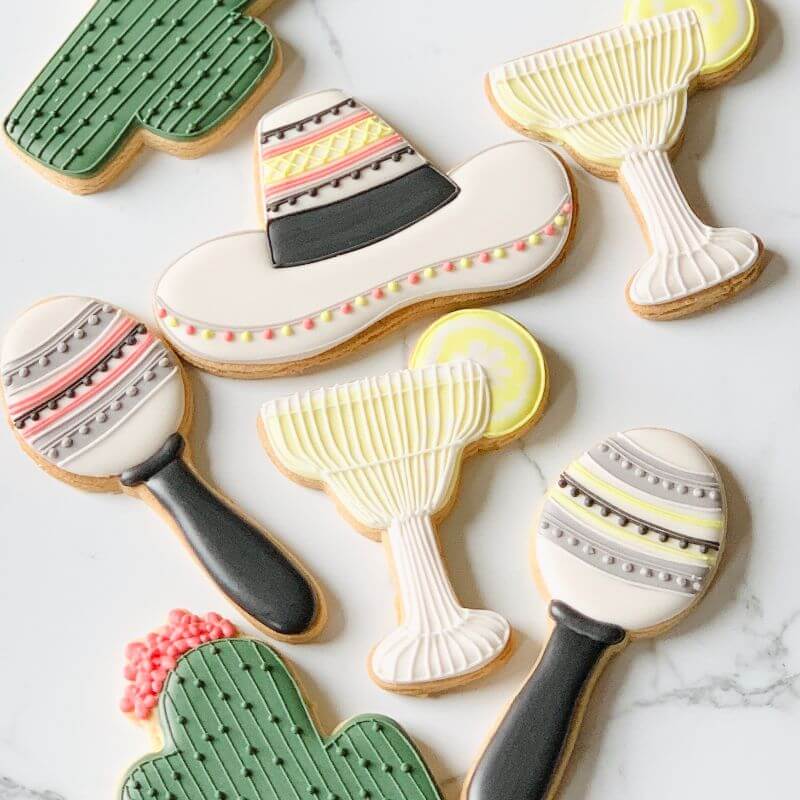 Maracas Fiesta Cookie Cutter and Embosser