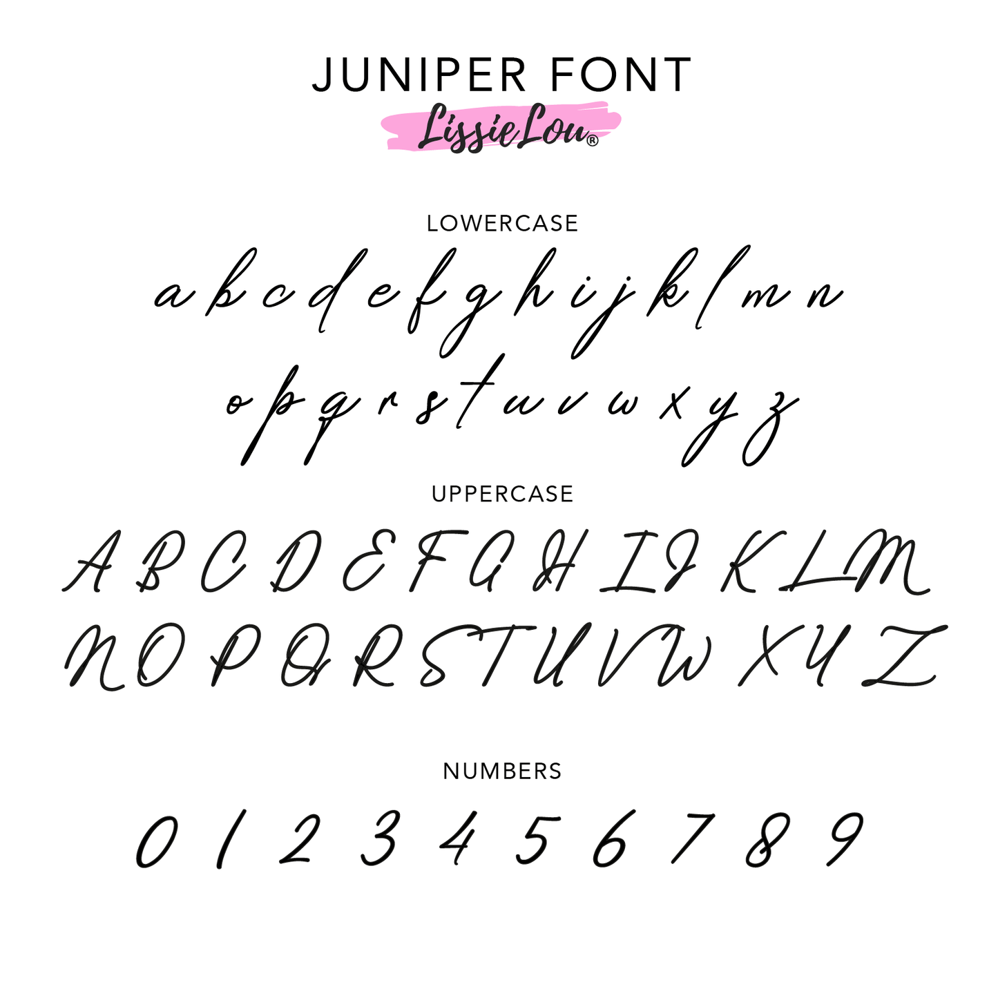 Juniper Font Custom Cake Topper or Cake Motif Premium 3mm Acrylic or Birch Wood