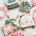 Happy Christmas with Tree Cookie Cutter and Stamp