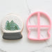 Snow Globe Christmas Cookie Cutter and Stamp