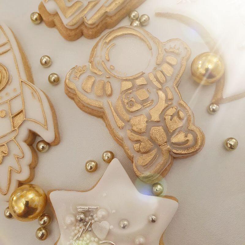 Astronaut Space Cookie Cutter and Stamp