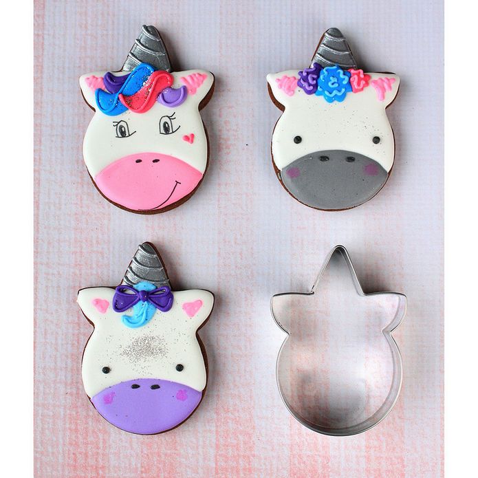 LilaLoa's Unicorn Face Metal Cookie Cutter
