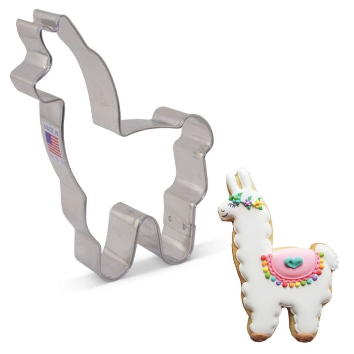 Llama Metal Cookie Cutter