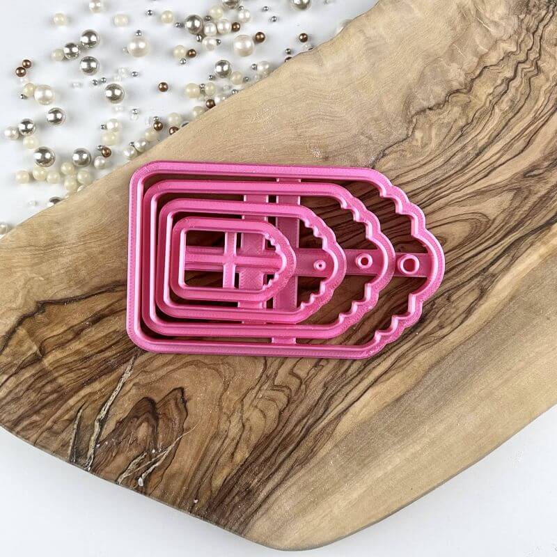 Luggage Tag Cookie Cutter