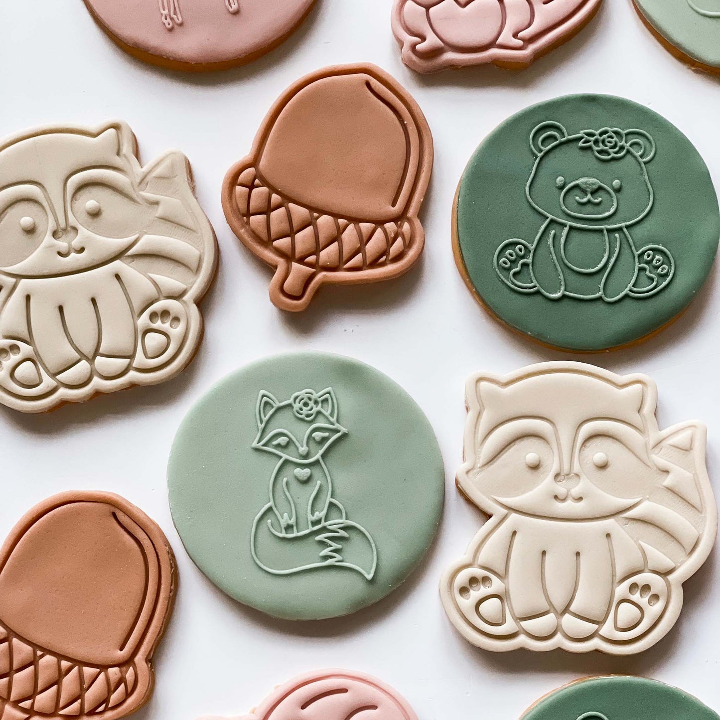 Acorn Woodland Cookie Cutter and Stamp