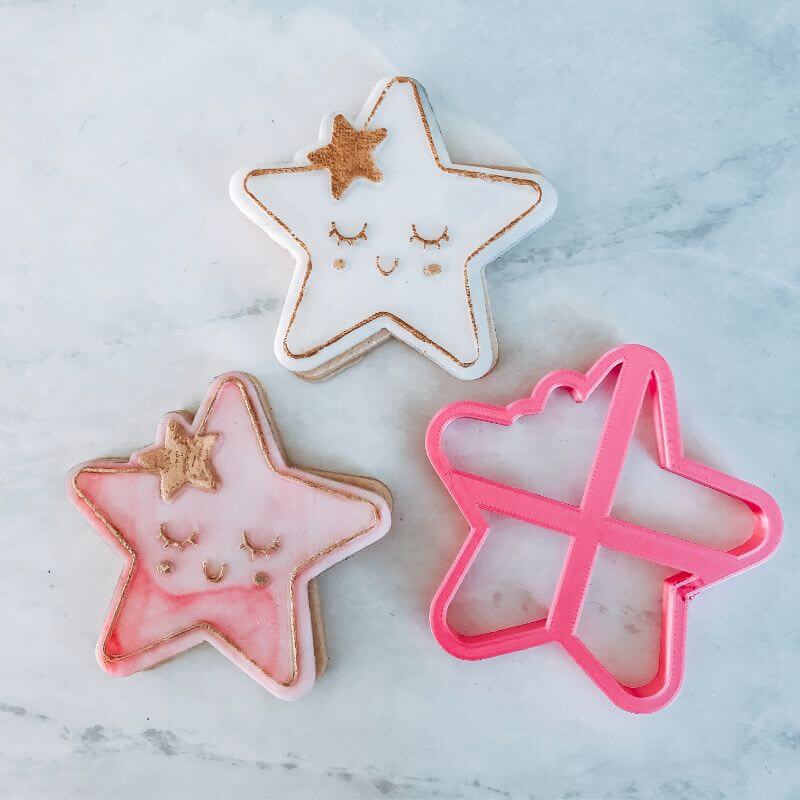 Cute Star Baby Shower Cookie Cutter