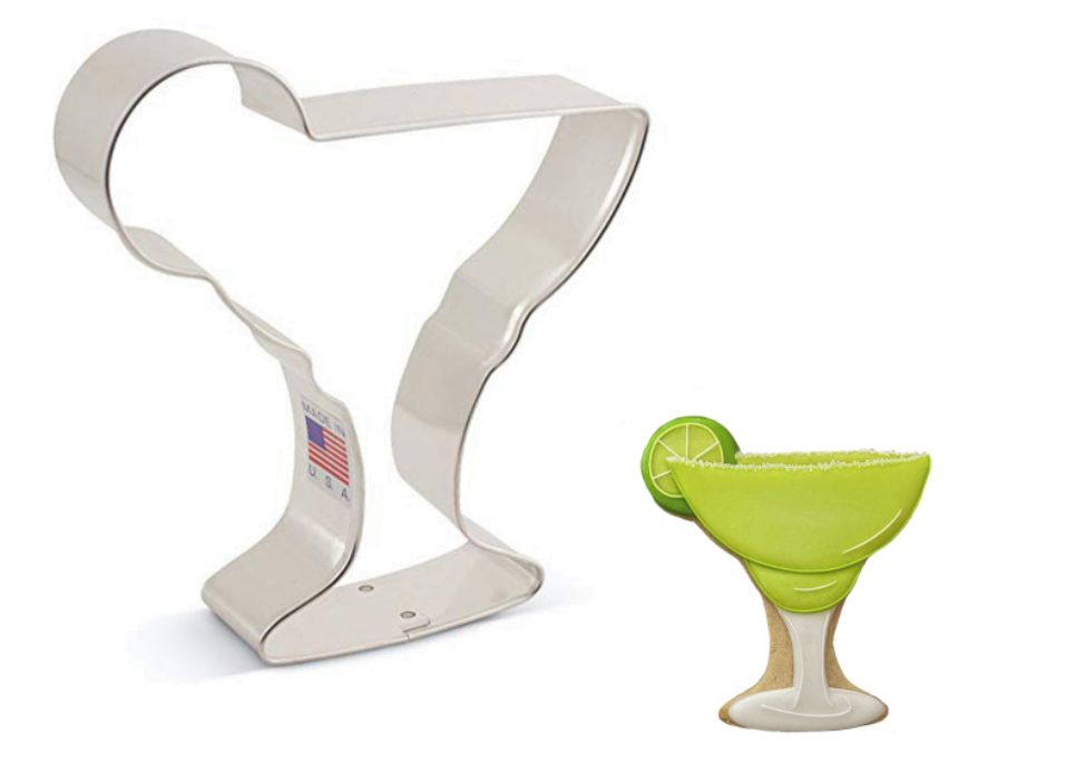 Margarita Glass Metal Cookie Cutter