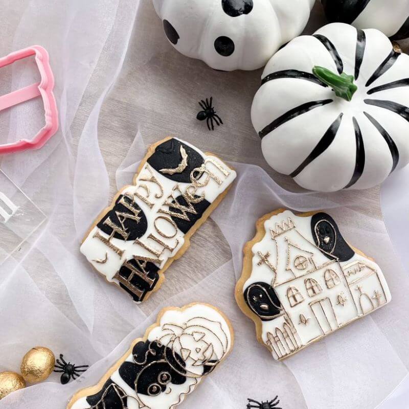 Haunted House Halloween Cookie Cutter and Embosser