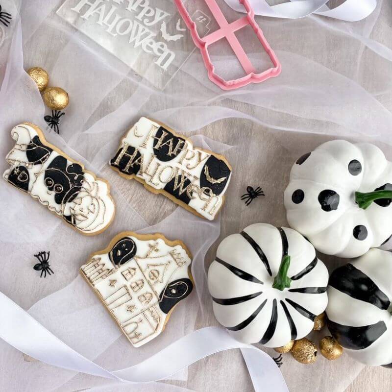 Boo Halloween Cookie Cutter and Embosser