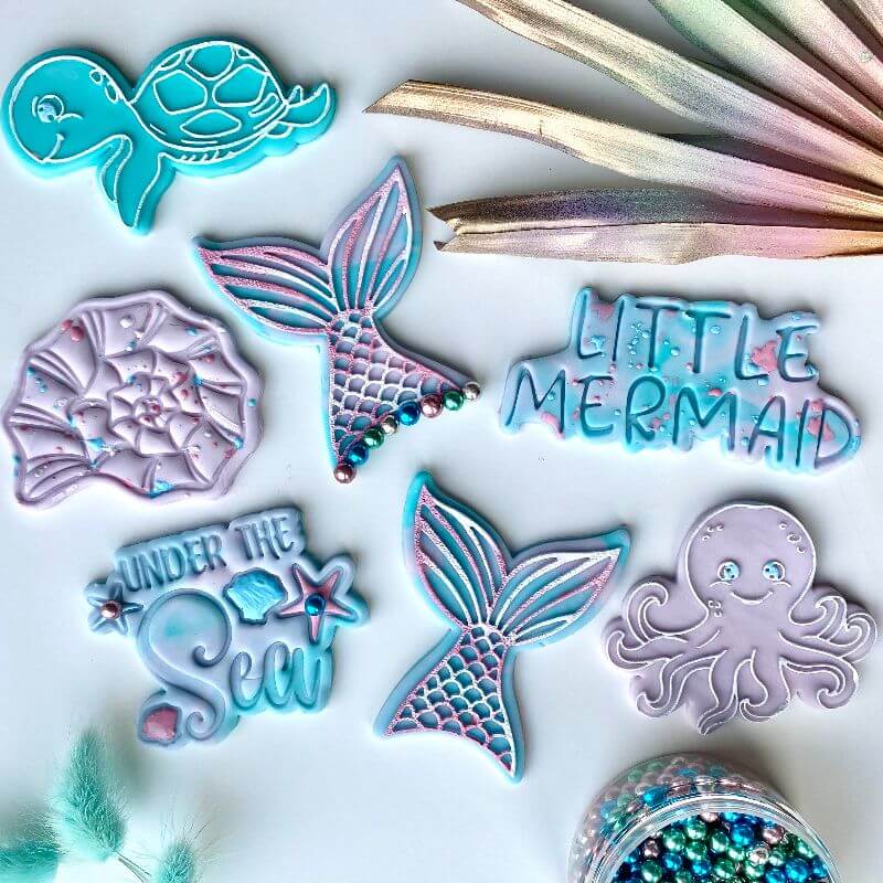 Under The Sea Cookie Cutter and Stamp
