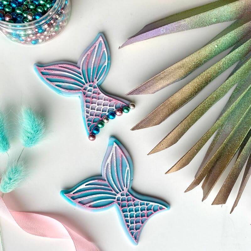 Mermaid Tail Under The Sea Cookie Cutter