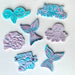Little Mermaid Under The Sea Cookie Cutter and Stamp