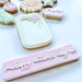 Happy Mother's Day in Verity Font Cookie Cutter and Embosser