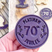 70th Platinum Jubilee Cookie Cutter and Stamp