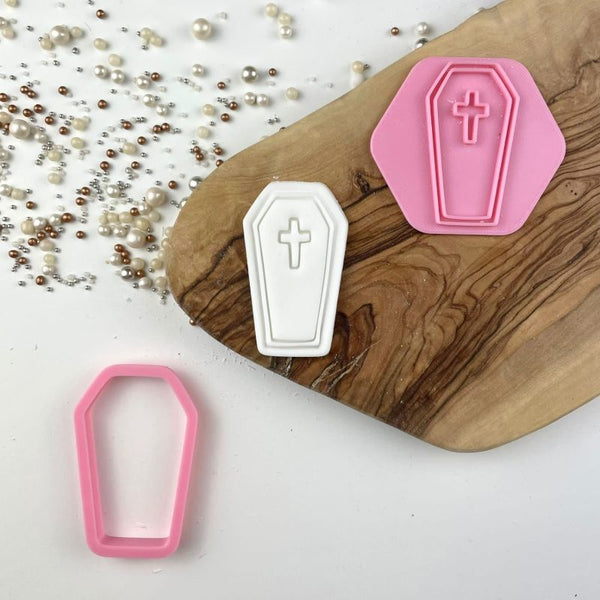 Mini Coffin Halloween Cookie Cutter and Stamp