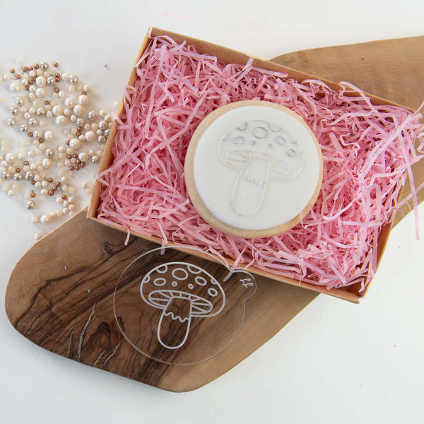 Mushroom Woodland Cookie Embosser LissieLou