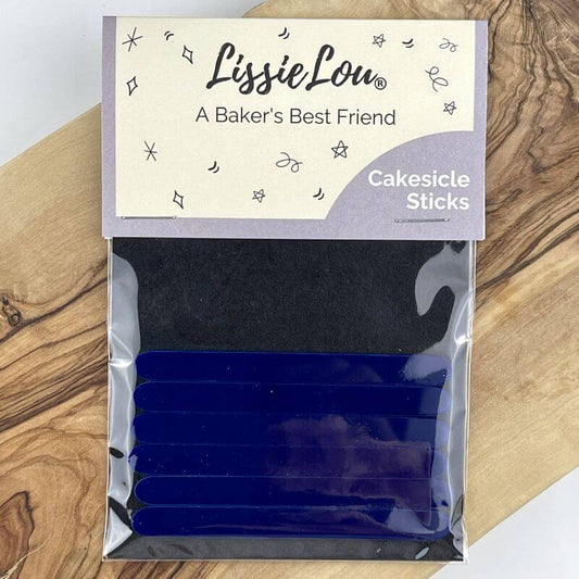 Navy Acrylic Cakesicle Lollipop Sticks