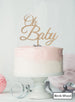 Oh BABY Baby Shower Cake Topper Premium 3mm Acrylic