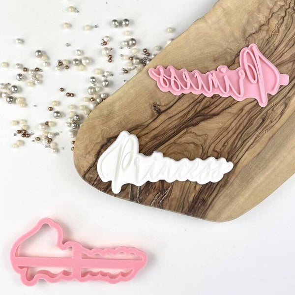 Princess with Heart Cookie Cutter and Stamp by Catherine Marie Bakes