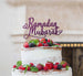 Ramadan Mubarak Cake Topper Pretty Font Dark Purple