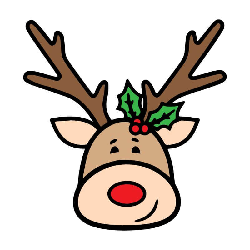 Rudolf Face Cookie Cutter