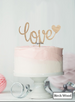 Love with Heart Wedding Valentine's Cake Topper Premium 3mm Acrylic
