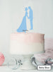 Silhouette Couple Wedding Cake Topper Premium 3mm Acrylic Baby Blue