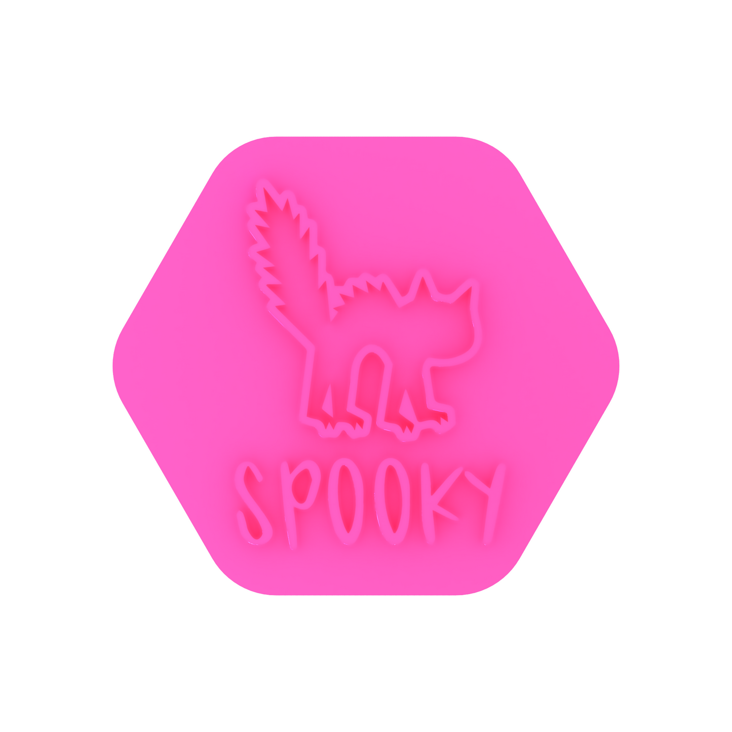 Spooky Cat Cookie Stamp