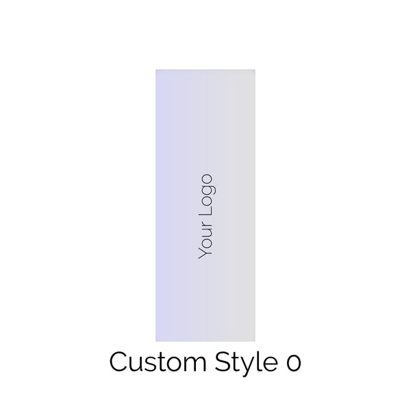 Custom Style 0 Rectangle Solid Edge Cake Scraper - Add Your Logo