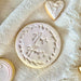 New Home Floral Heart Circle Cookie Cutter and Stamp