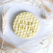 Honeycomb Texture Tile Baby Shower Cookie Cutter and Embosser