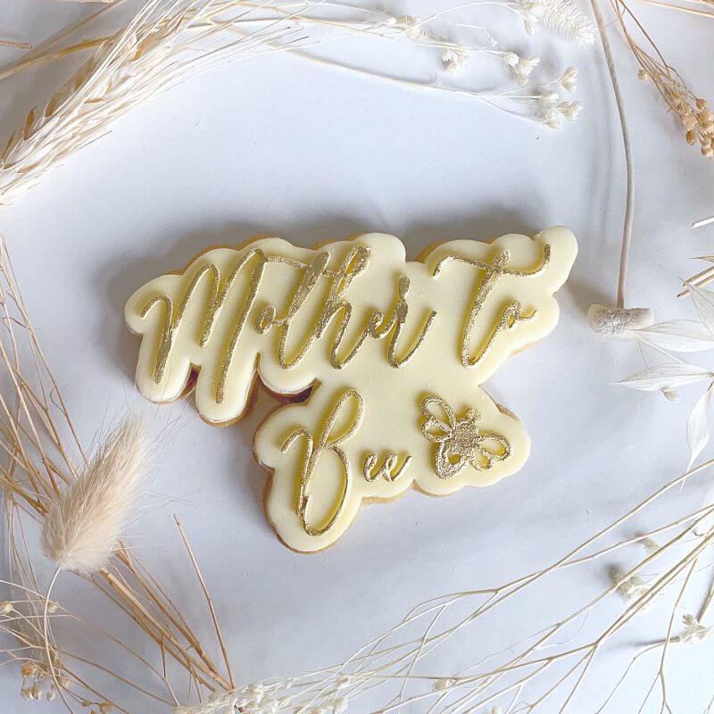 Mother to Bee Baby Shower Cookie Cutter and Embosser