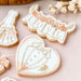 Floral Bunting Wedding Cookie Cutter and Embosser